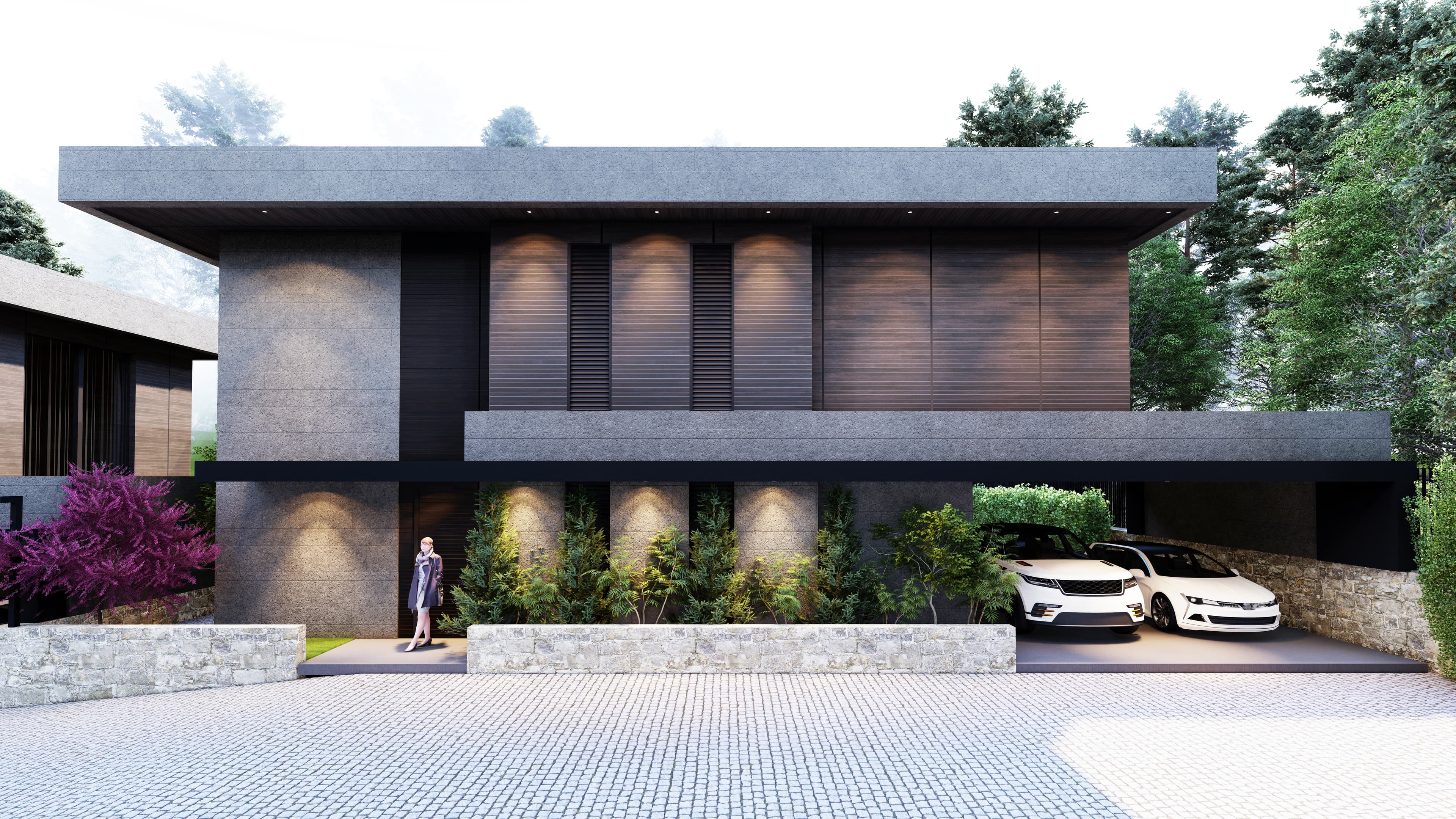 Güvenli ve Geniş Otopark Alanı